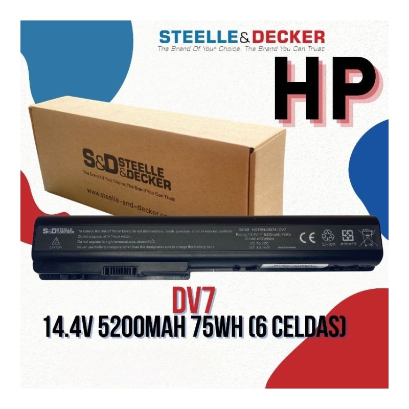 Bateria para laptop HP dv7