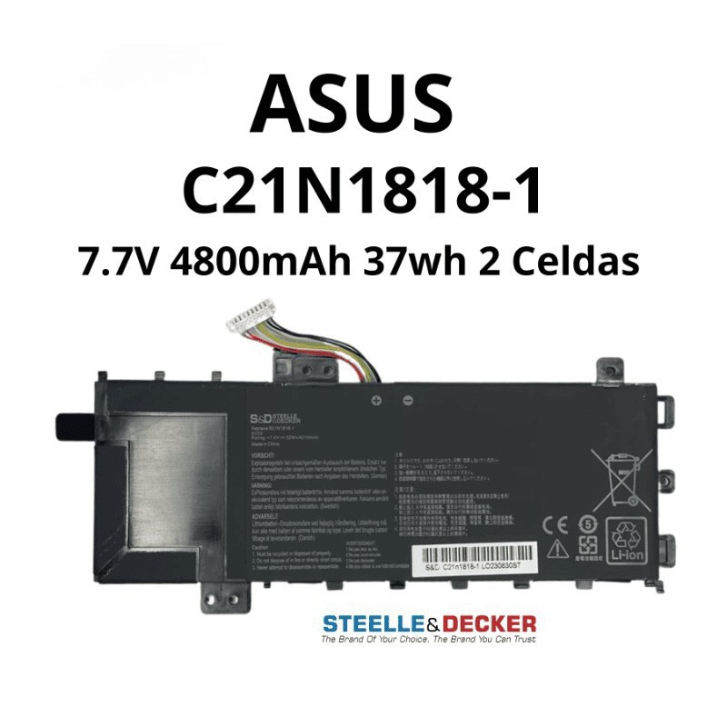 Batería para Asus VivoBook 15 F512DA F512FA ?X512JA  C21N1818-1