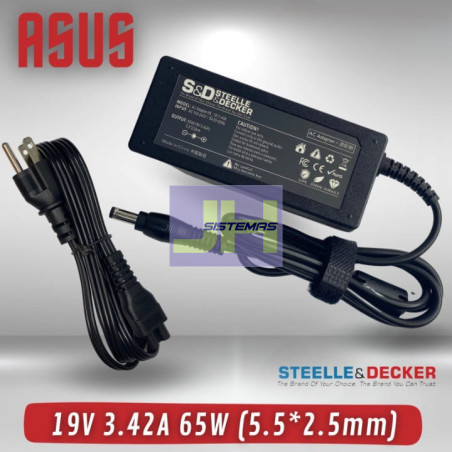 Cargador para Asus de 19V - 3.42A 65W Punta Toshiba