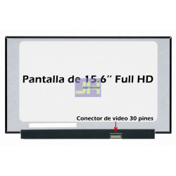 Pantalla para Laptop 15.6 slim - 30 pines Full HD