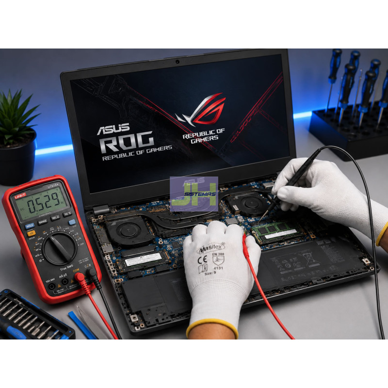 Reparación de laptop Asus Gamer