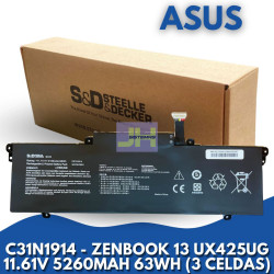 Batería para Asus ZenBook 13 ZenBook 14 y UM425 C31N1914