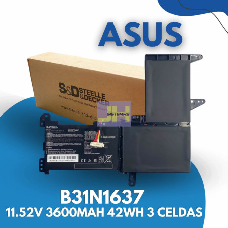 Batería para Asus VivoBook 15 X510 / S15 S510 / F510 B31N1637
