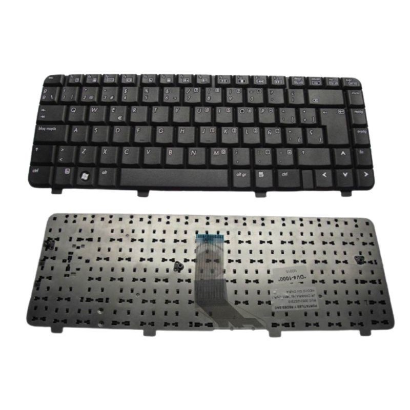 Teclado laptop laptop hp dv4-1000 dv4-2000 Negro en Español