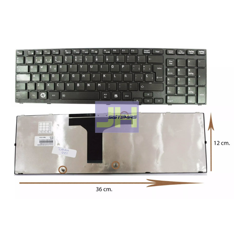 Teclado Laptop Toshiba P755