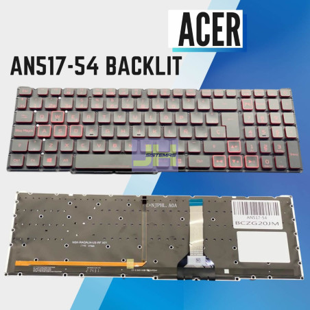 Teclado Laptop Acer Nitro 5 AN517-54 / AN517-55 / AN515-57 / AN515-58 Gamer