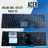 Teclado Laptop Acer Predator Helios 300 G3-571 G3-572 PH315-51 PH317-51