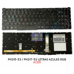 Teclado Laptop Acer Predator Helios 300 PH315-53...