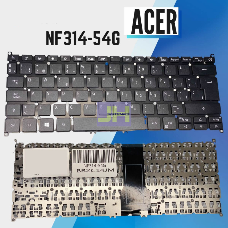 Teclado Laptop Acer Swift 3 SF314-54G SF314-54 SF314-55G SF314-56G SF314-41