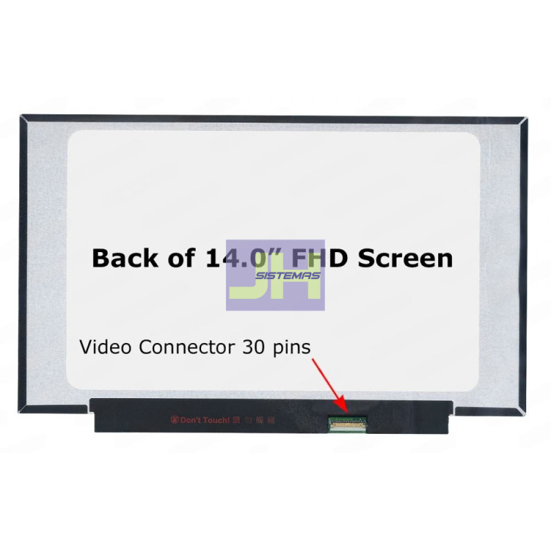 Pantalla para Laptop 14.0 slim - 30 pines Full HD