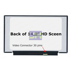 Pantalla para Laptop 14.0 slim - 30 pines HD