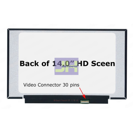 Pantalla para Laptop 14.0 slim - 30 pines HD