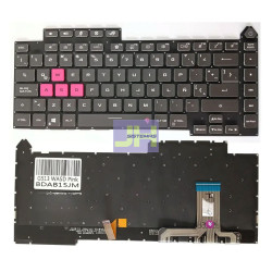 Teclado Laptop Asus ROG Strix G15 G513 TECLAS WASD ROSADO