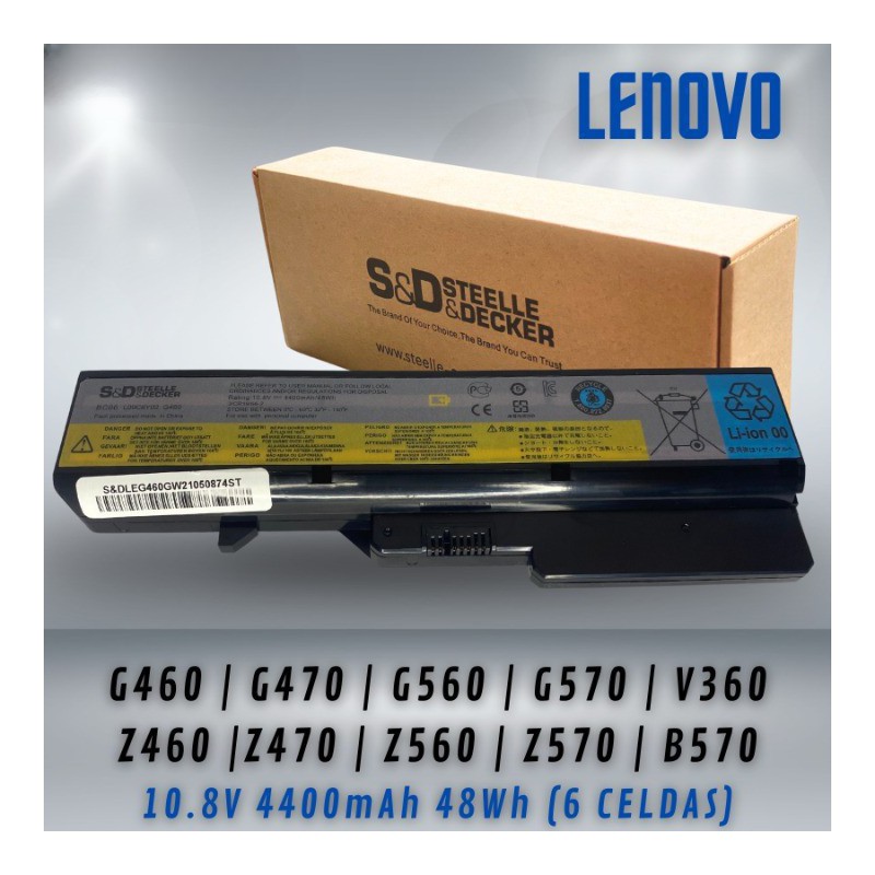 Bateria para laptop Lenovo L08S6Y L09L6Y02