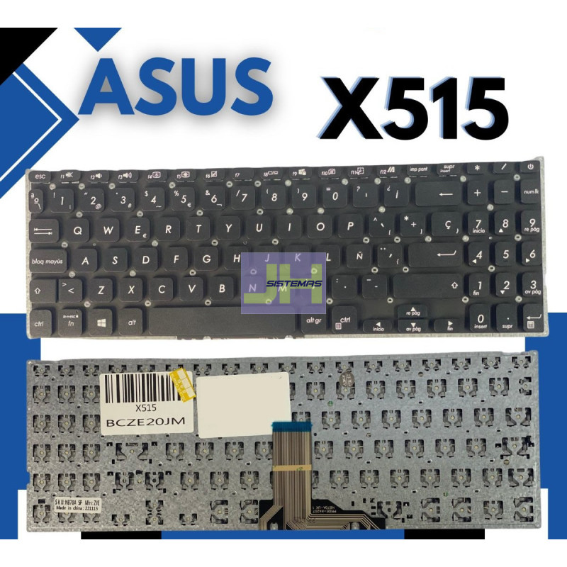 Teclado Laptop Asus VivoBook X515 X515E X515EA X515EP