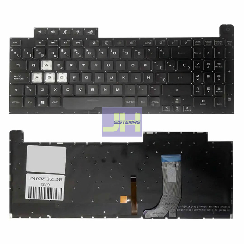 Teclado Laptop Asus ROG Strix G17 G731 G731GT G731GU
