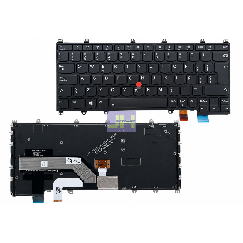 Teclado Laptop Lenovo ThinkPad Yoga 260 Yoga 370 X380 20FD 20FE 20JH 20JJ