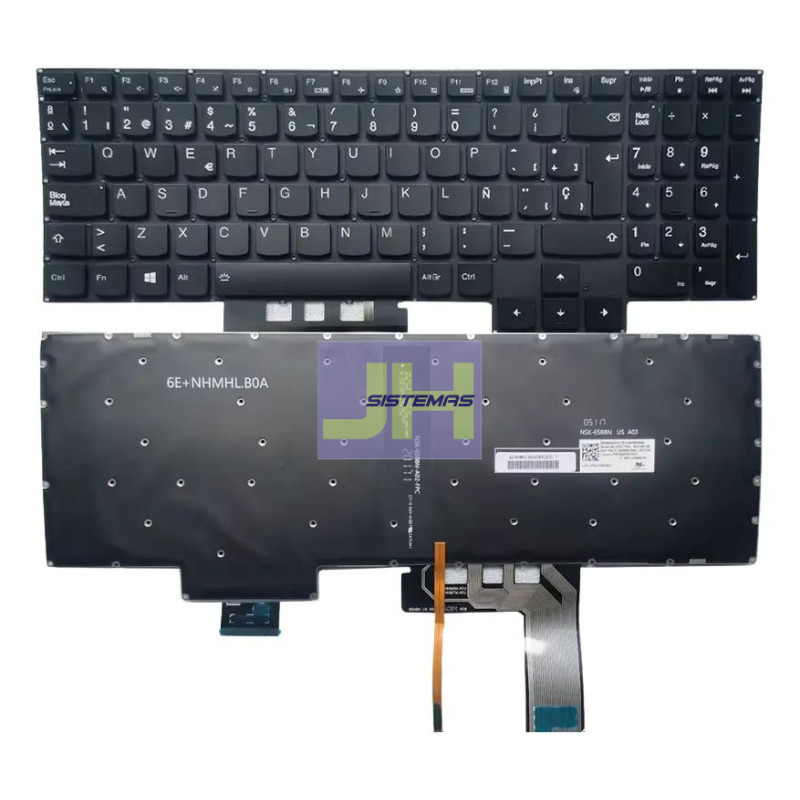 Teclado Laptop Lenovo IdeaPad 5 Pro 16ACH6 16IHU6 16ARH7