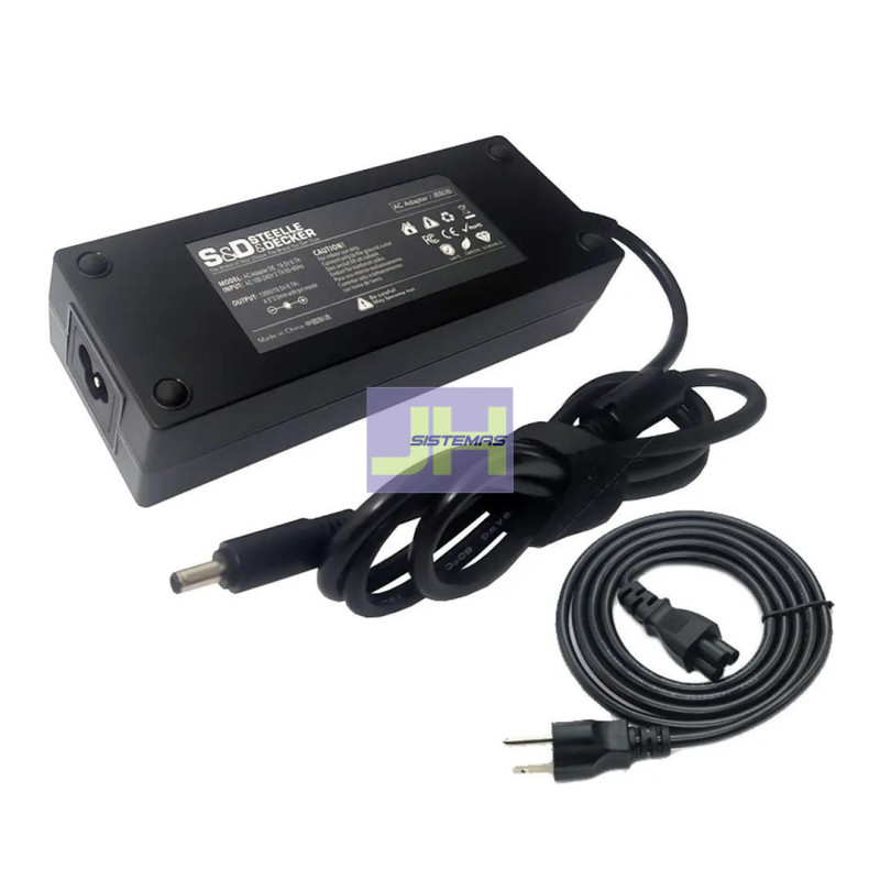 CARGADOR PARA LAPTOP DELL - 19.5V / 6.7A./ 130W - 7.4*5.0MM - PUNTA FINA
