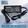 CARGADOR PARA LAPTOP DELL - 19.5V / 3.34A / 65W - 4.5*3.0MM - PUNTA FINA
