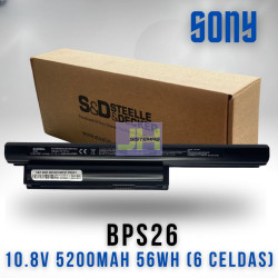 BATERIA PARA SONY BPS26 - 11.1V / 5200mAh / 58Wh - 6 CELDAS