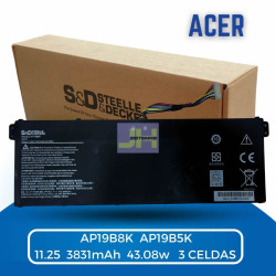 BATERIA PARA ACER AP19B8K AP19B5K - 11.25V / 3831MAH / 43.08WH - 3 CELDAS