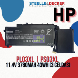 BATERIA PARA HP PL03XL - 11.4V / 3780MAH / 43WH - 3 CELDAS