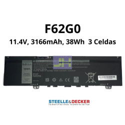 BATERIA PARA DELL F62G0 - 11.4V / 3166MAH / 38WH - 3 CELDAS