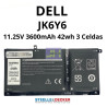 BATERIA PARA DELL JK6Y6 - 11.25V 3600MAH 42WH 3 CELDAS