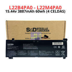 BATERIA PARA LENOVO L22B4PA0 L22M4PA0 - 15.44V / 3887MAH / 60WH - 4 CELDAS