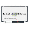 NT140WHM-N47 - PANTALLA PARA LAPTOP 14.0 SLIM 40P HD - GLOSSY C/ GANCHOS - AR/AB