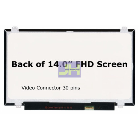 N140HGE-EAA - PANTALLA PARA LAPTOP 14.0 SLIM 30P FHD - MATTE C/ GANCHOS