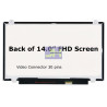 N140HGE-EAA - PANTALLA PARA LAPTOP 14.0 SLIM 30P FHD - MATTE C/ GANCHOS