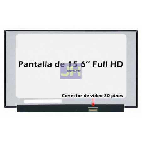 NE156FHM-N27 - PANTALLA PARA LAPTOP 15.6 SLIM 30P FHD IPS - MATTE REDUCIDA S/ GANCHOS