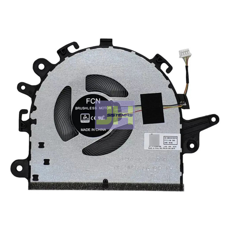 Cooler - ventilador interno para Lenovo S145-15IIL - CPU / DC 5V / 4 pines