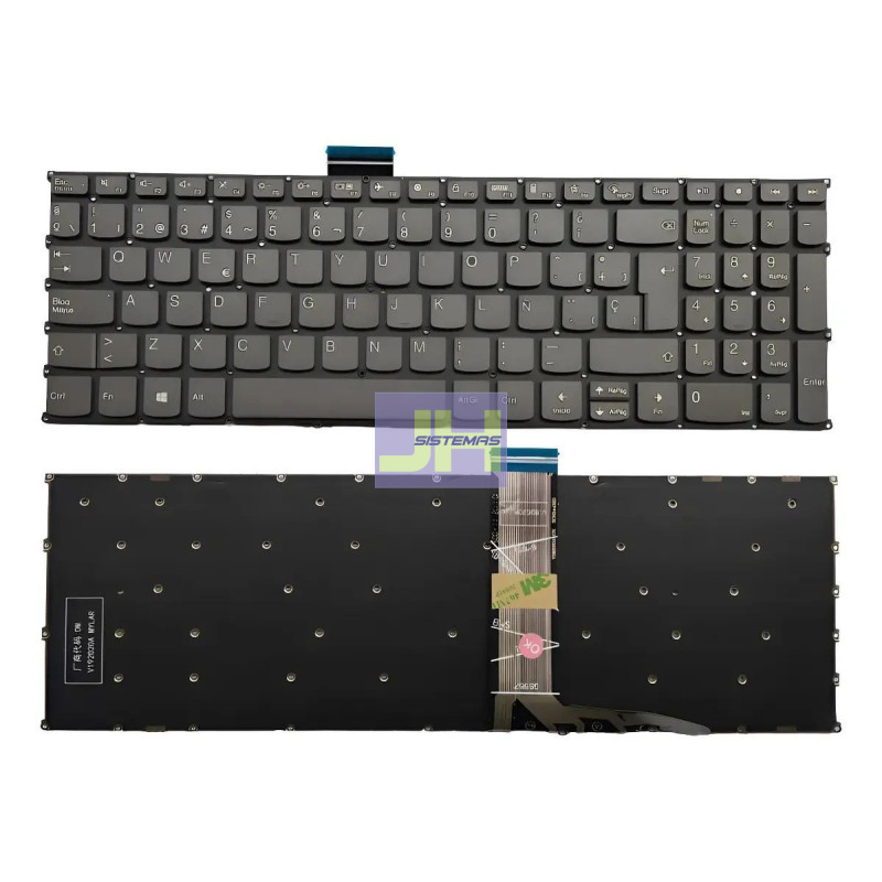 Teclado interno para Lenovo IdeaPad 5-15IIL05 - español / gris / sin iluminacion