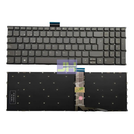 Teclado interno para Lenovo IdeaPad 5-15IIL05 - español / gris / sin iluminacion
