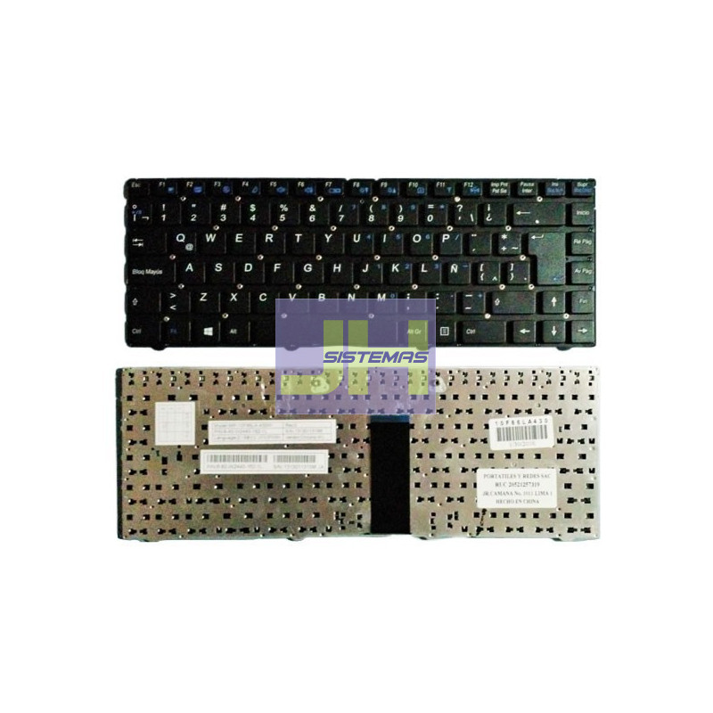 Teclado laptop  ADVANCE 10F86LA-430 Negro en Español