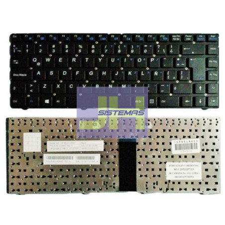 Teclado laptop  ADVANCE 10F86LA-430 Negro en Español