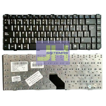 Teclado laptop ADVANCE AN6412 Negro en Español