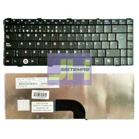 Teclado laptop ADVANCE AN6431 Negro en Español