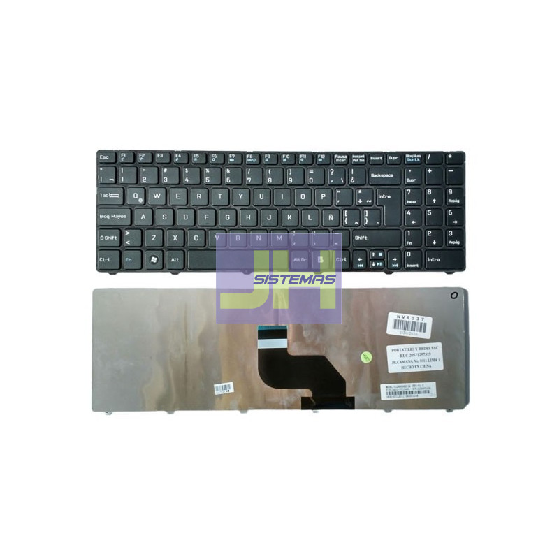 Teclado laptop ADVANCE NV-6037 Negro en Español