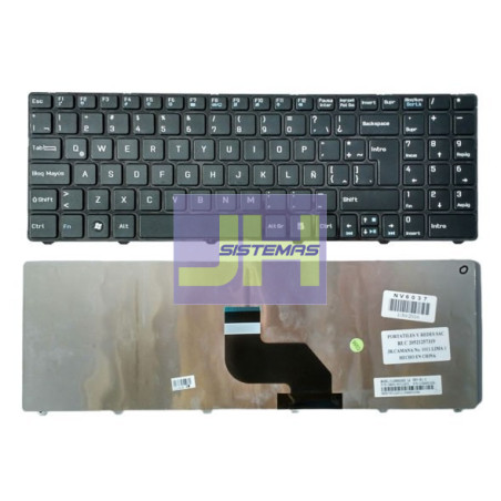 Teclado laptop ADVANCE NV-6037 Negro en Español