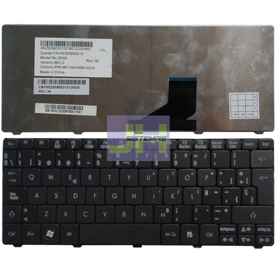 Teclado laptop Acer D270 /D255/ D255E/ 522/ D257/ AOD257/ D260