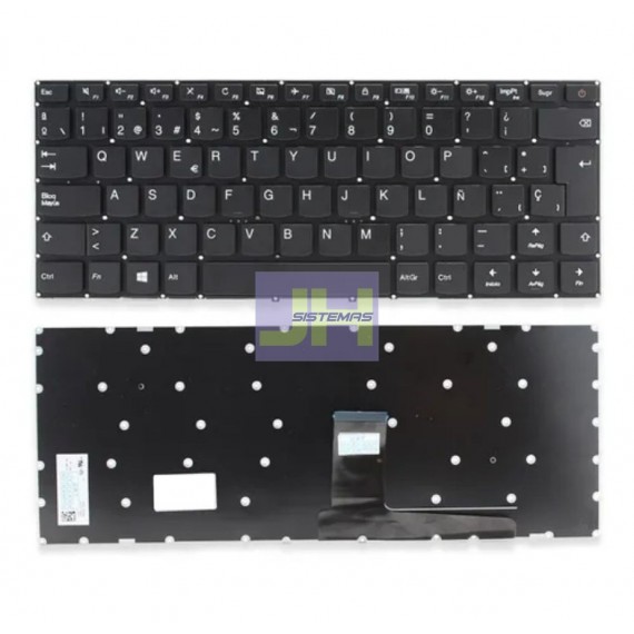 Teclado Laptop  Lenovo 110-14isk  SIN BOTON DE ENCENDIDO