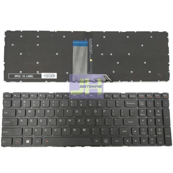 Teclado Laptop Lenovo 500-15IBD NO BACKLIT
