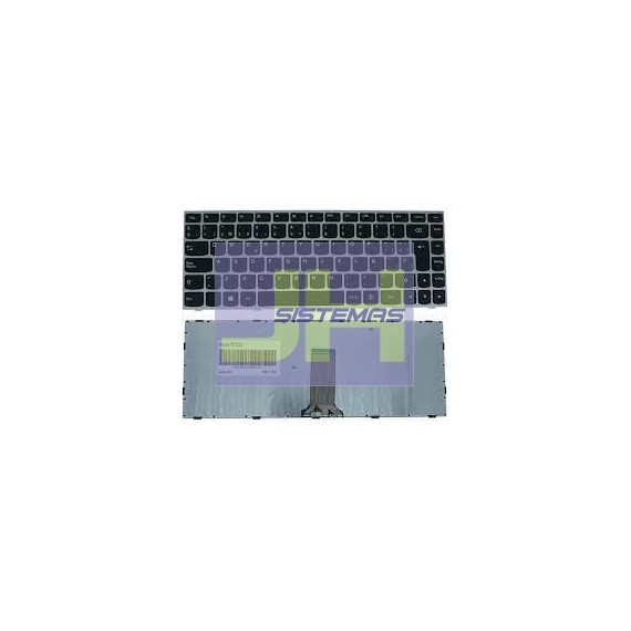 Teclado Laptop Lenovo Z40-70 /300 14isk/300 14ibr SILVER FRAME