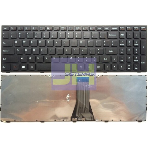 Teclado Laptop Lenovo Z50-70 / B50-70 / G50 / B507 / B50-30 / B50-45 / B50 80 ILUMINADA