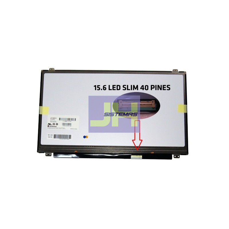 Pantalla para Toshiba S55-B5203SL de 15.6 Slim - 40 pines