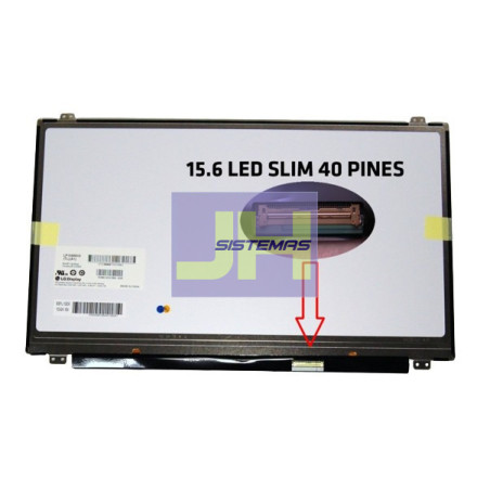 Pantalla para HP 15-r006la de 15.6 Slim - 40 pines
